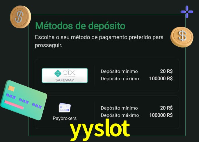 O cassino yyslot oferece uma grande variedade de métodos de pagamento